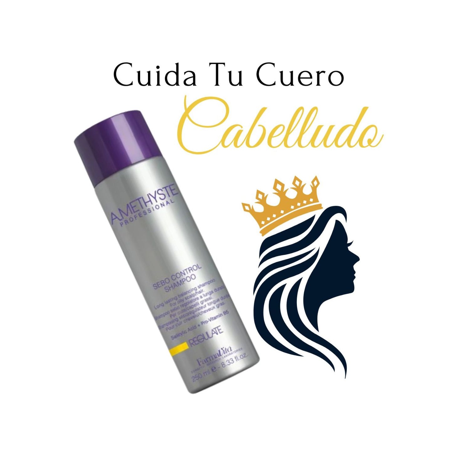 Shampoo Farmavita Amethyste Regulate 250ml Control Sebo