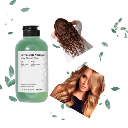 Shampoo Farmavita BackBar Natural Herbs 250ml Revitalizante