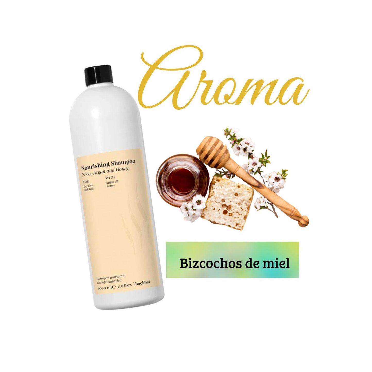 SHAMPOO ARGÁN Y MIEL BACK BAR 1000 ML - FARMAVITA