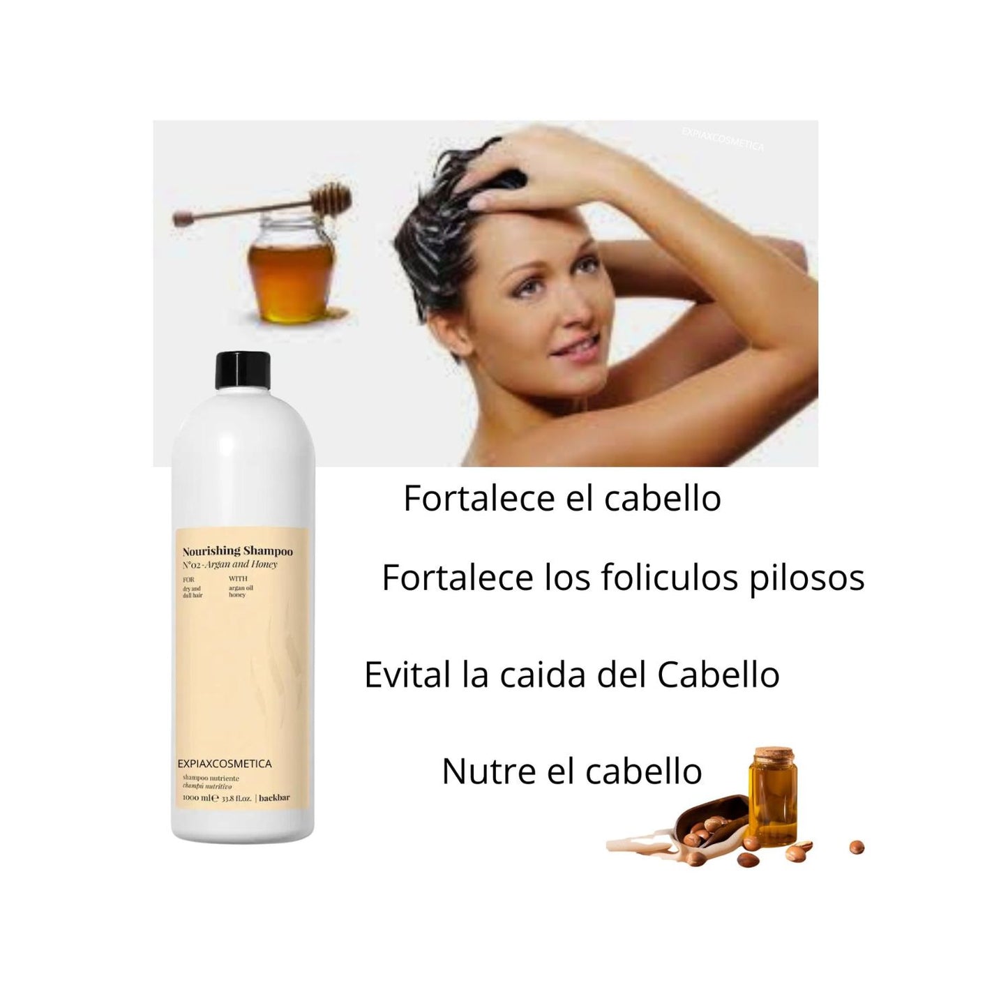 SHAMPOO ARGÁN Y MIEL BACK BAR 1000 ML - FARMAVITA