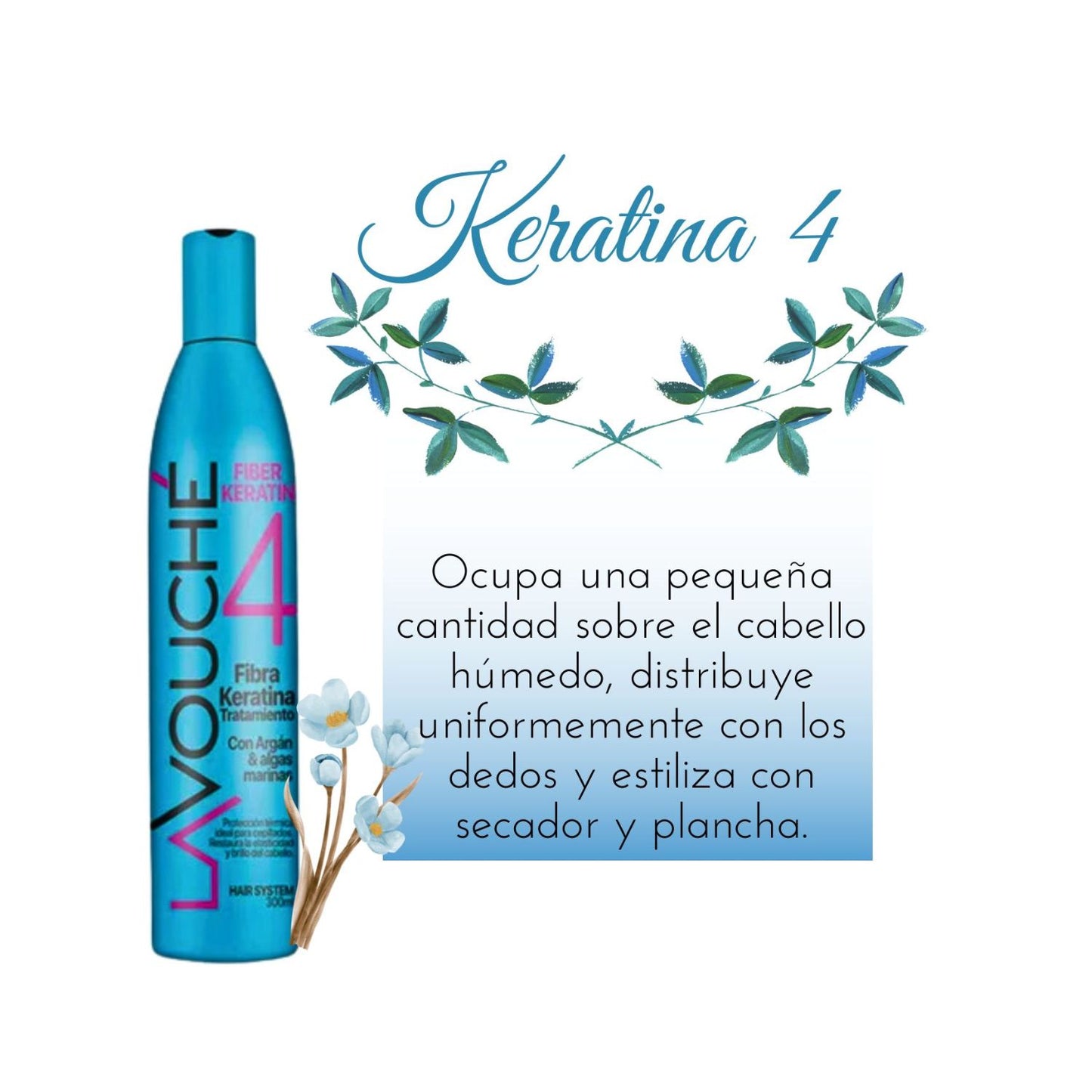 Tratamiento Fibra Keratina Lavouche Proteccion Térmica 300ml