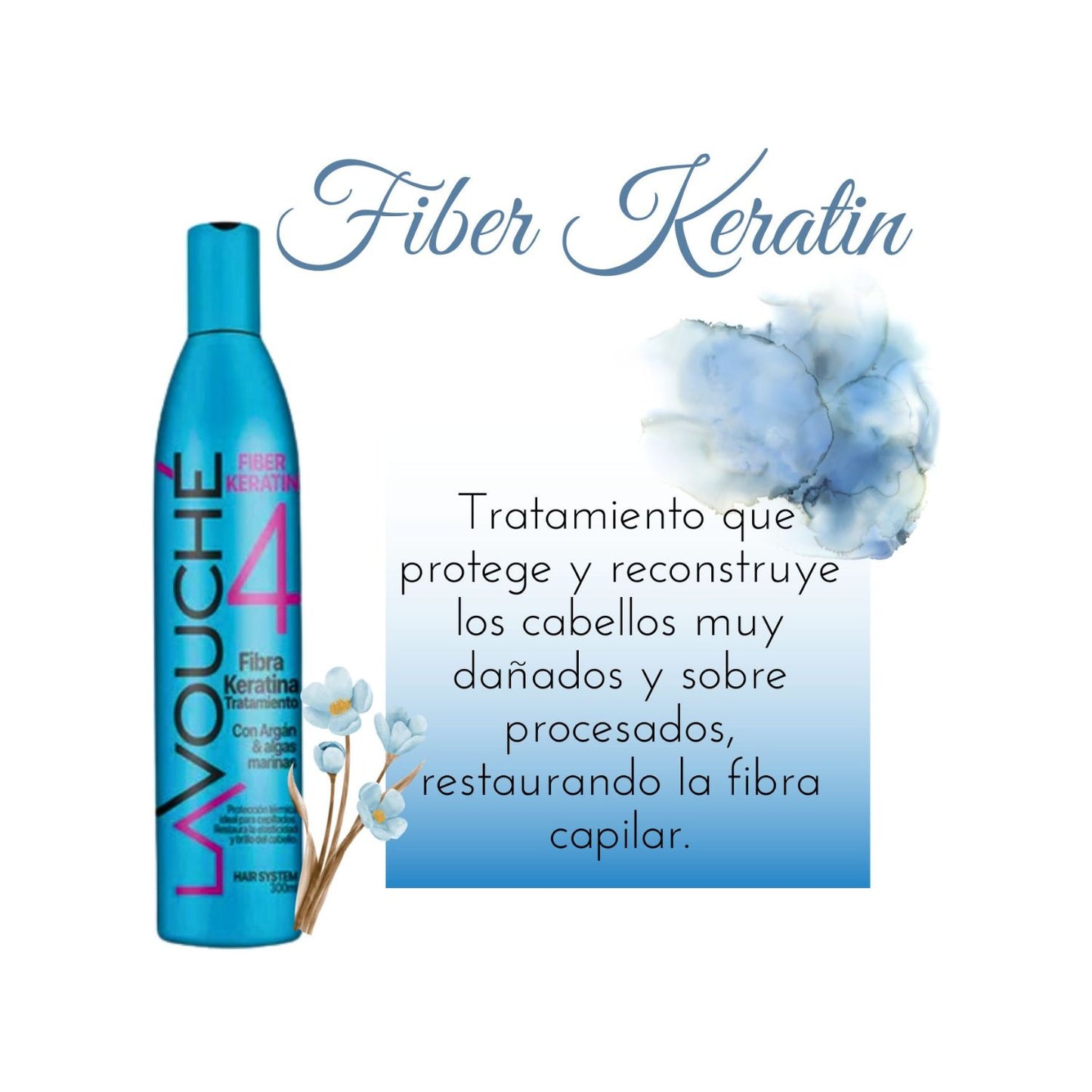 Tratamiento Fibra Keratina Lavouche Proteccion Térmica 300ml