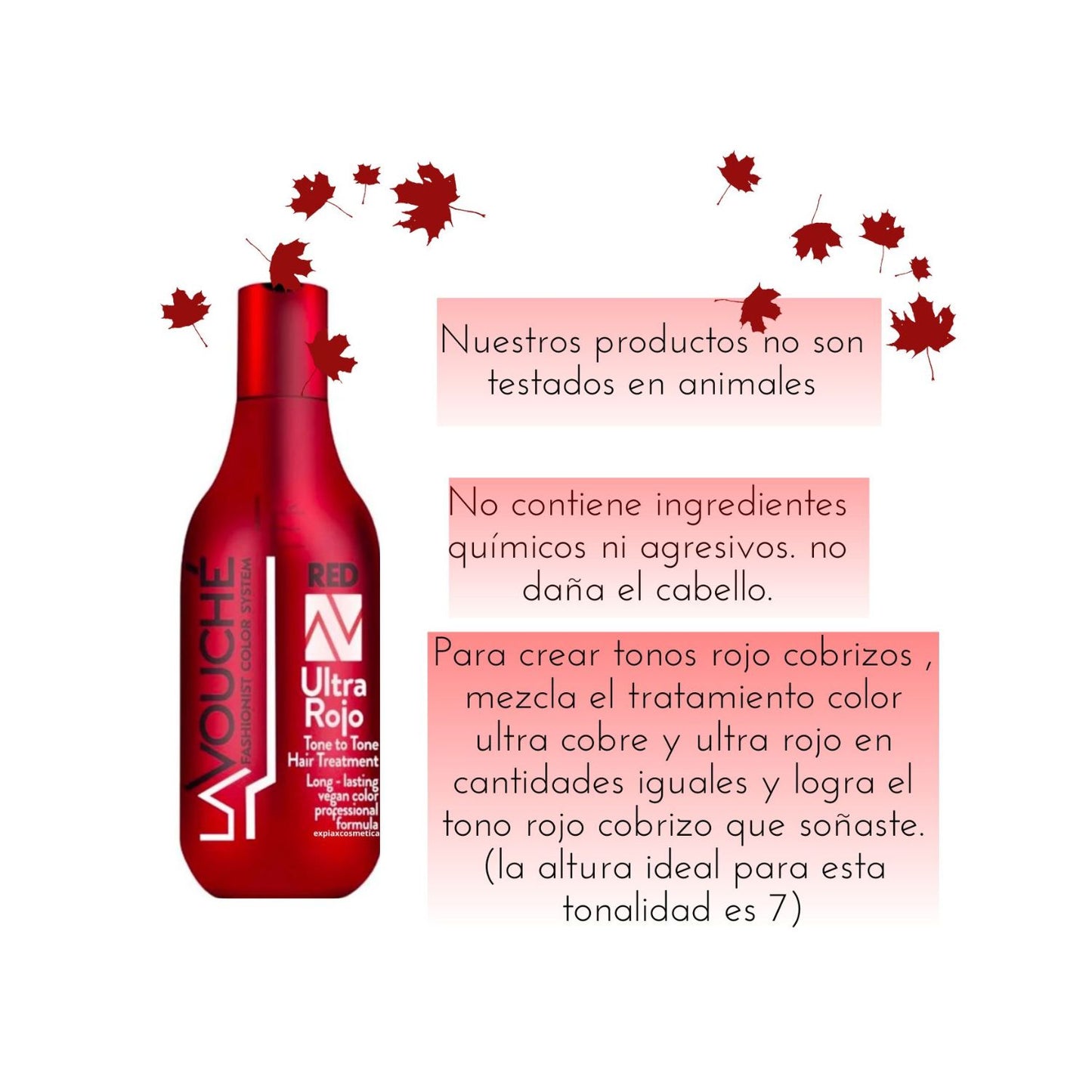 TRATAMIENTO MATIZADOR ULTRA ROJO LAVOCUHE 300ML