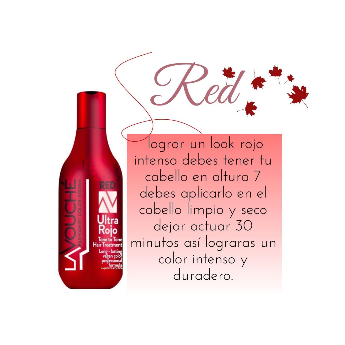 TRATAMIENTO MATIZADOR ULTRA ROJO LAVOCUHE 300ML