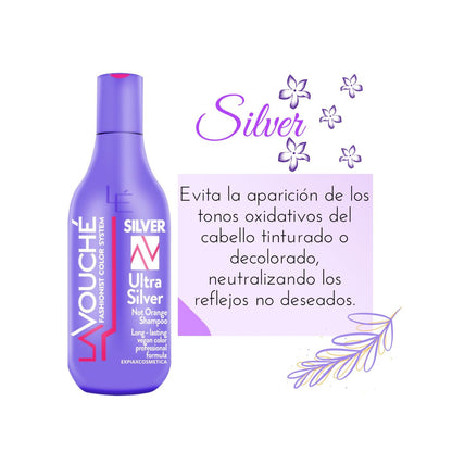 Shampoo Matizador Lavouche Ultra SilverTratamiento  300 Ml