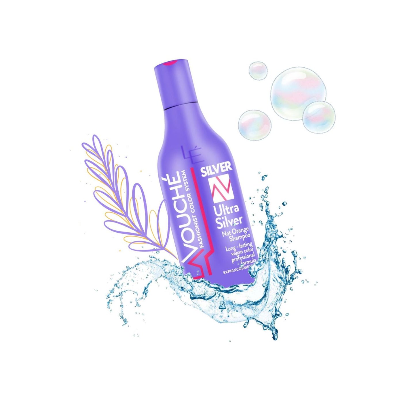 Shampoo Matizador Lavouche Ultra SilverTratamiento  300 Ml