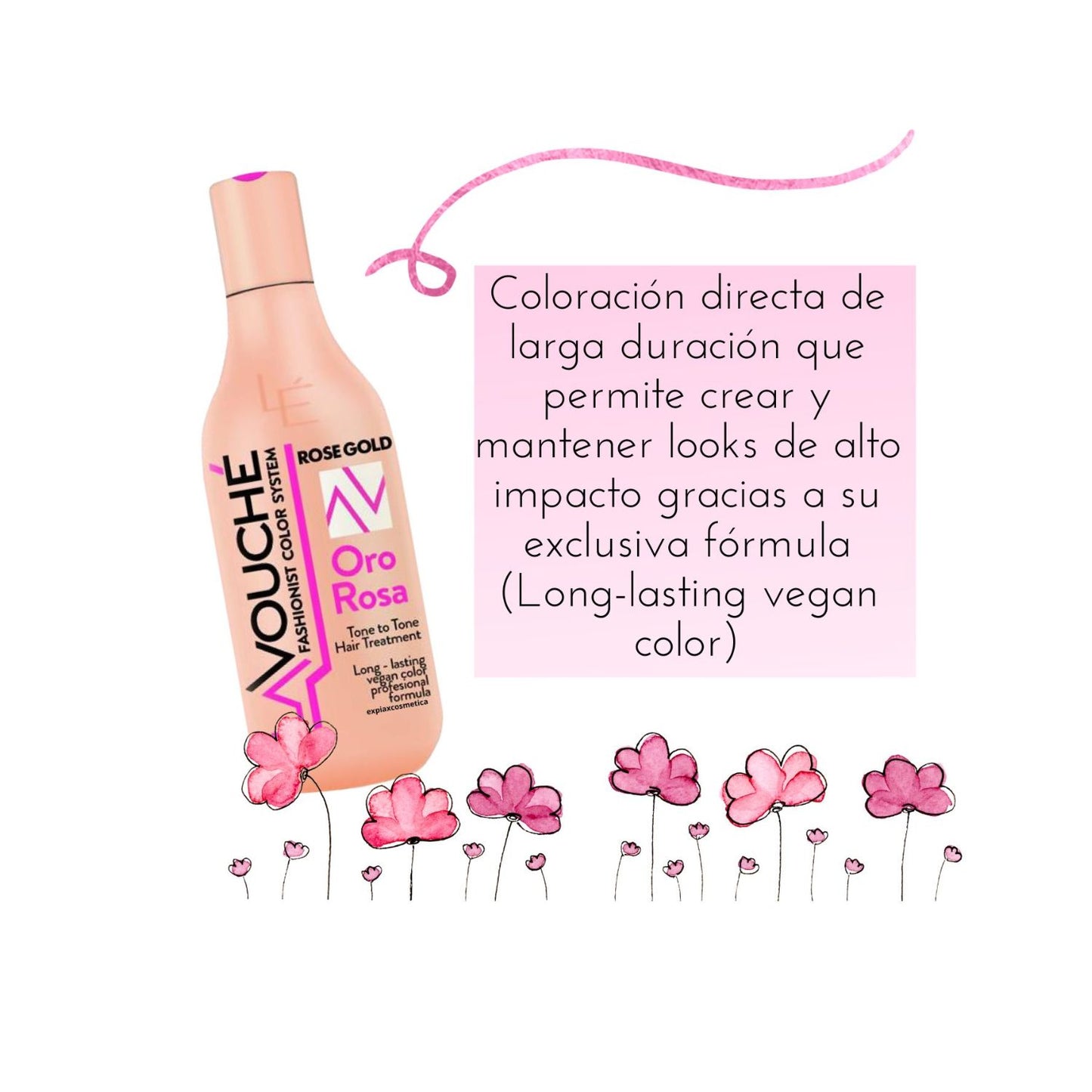 Tratamiento Matizador Ultra Oro Rosa lavouche 300ml