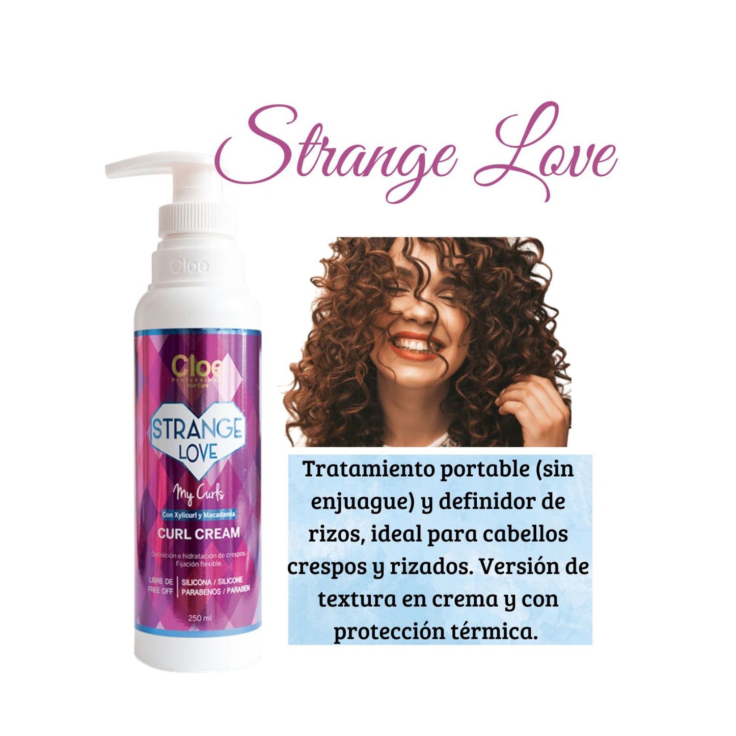 Crema Strange Love Curl Cream 250 ml - Cloe