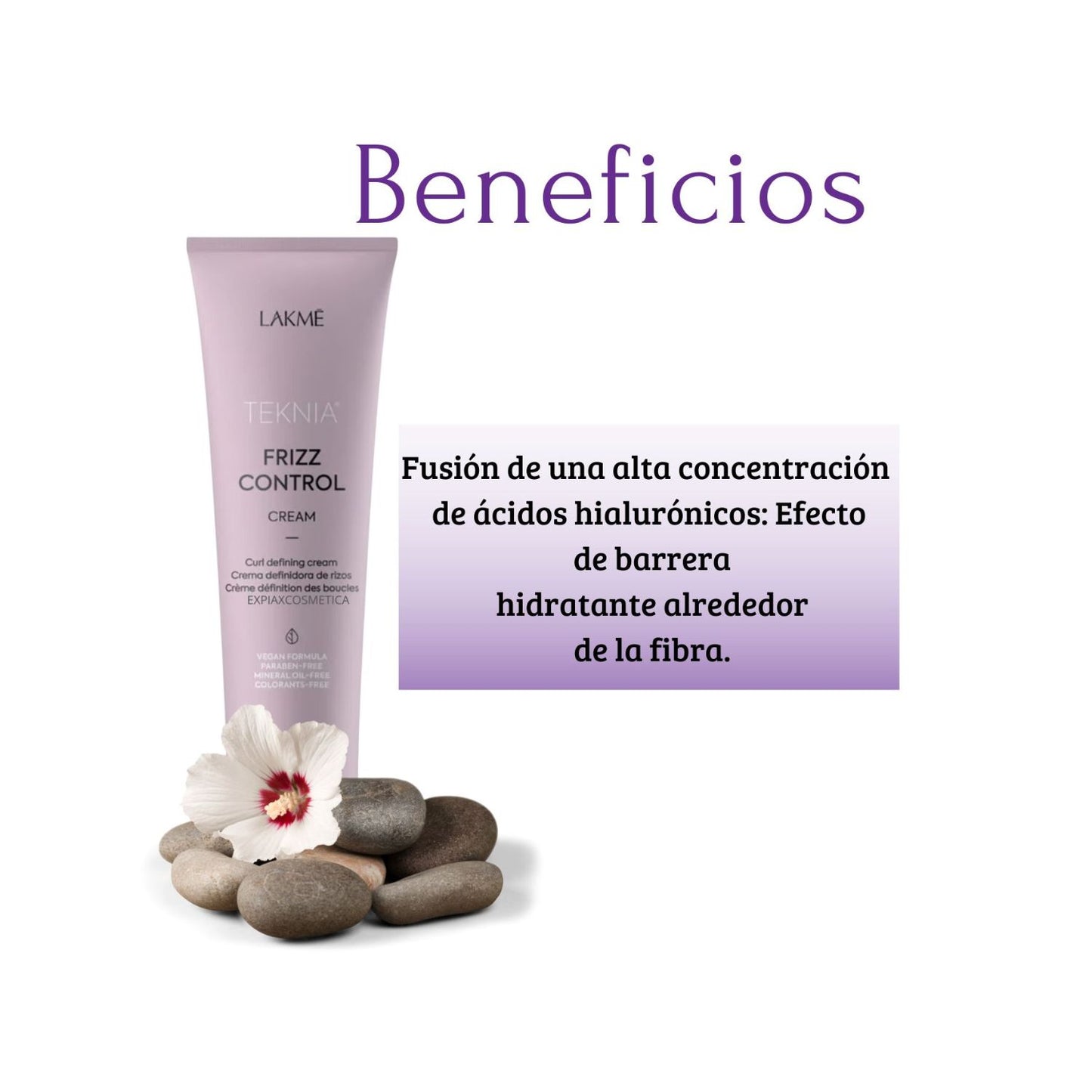 Crema para Rizos Lakme Tenia Control Frizz 150ml Hidrata Define