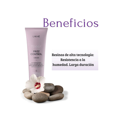 Crema para Rizos Lakme Tenia Control Frizz 150ml Hidrata Define