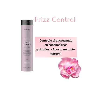 Shampoo Lakme Teknia Control Frizz 300ml Hidrata Restaura Suaviza