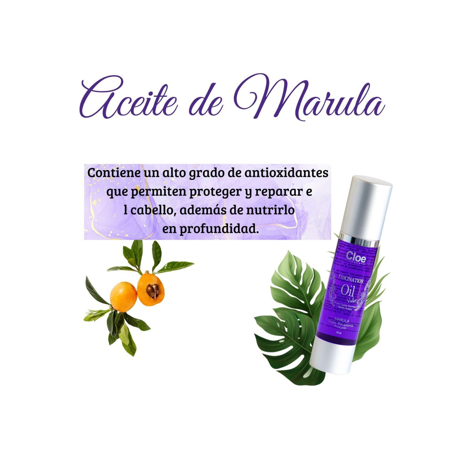 Serum Capilar Fascination Oil Violet 50 ml - Cloe