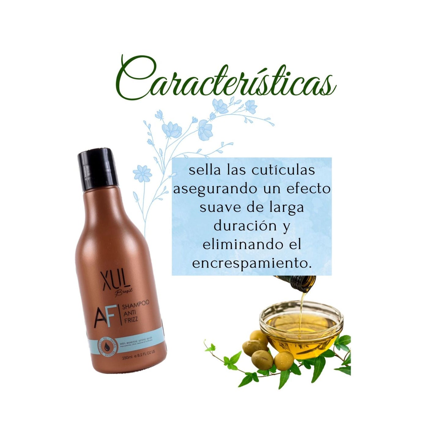 SHAMPOO ANTI-FRIZT XUL BRASIL  250ML