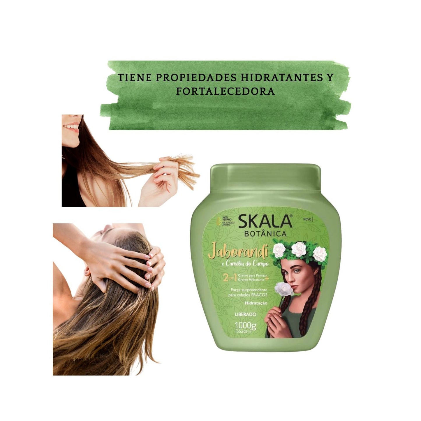 Máscara de Tratamiento Jaborandi y Camelia SKALA Cabello Graso 1kg