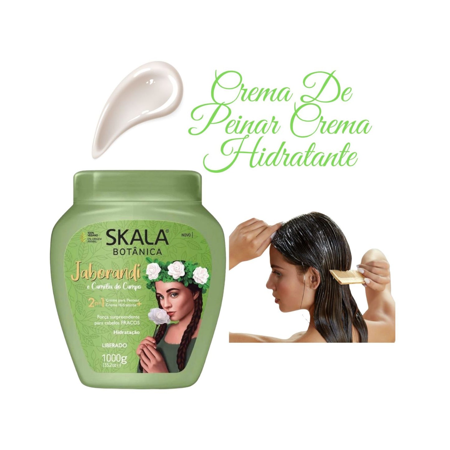 Máscara de Tratamiento Jaborandi y Camelia SKALA Cabello Graso 1kg