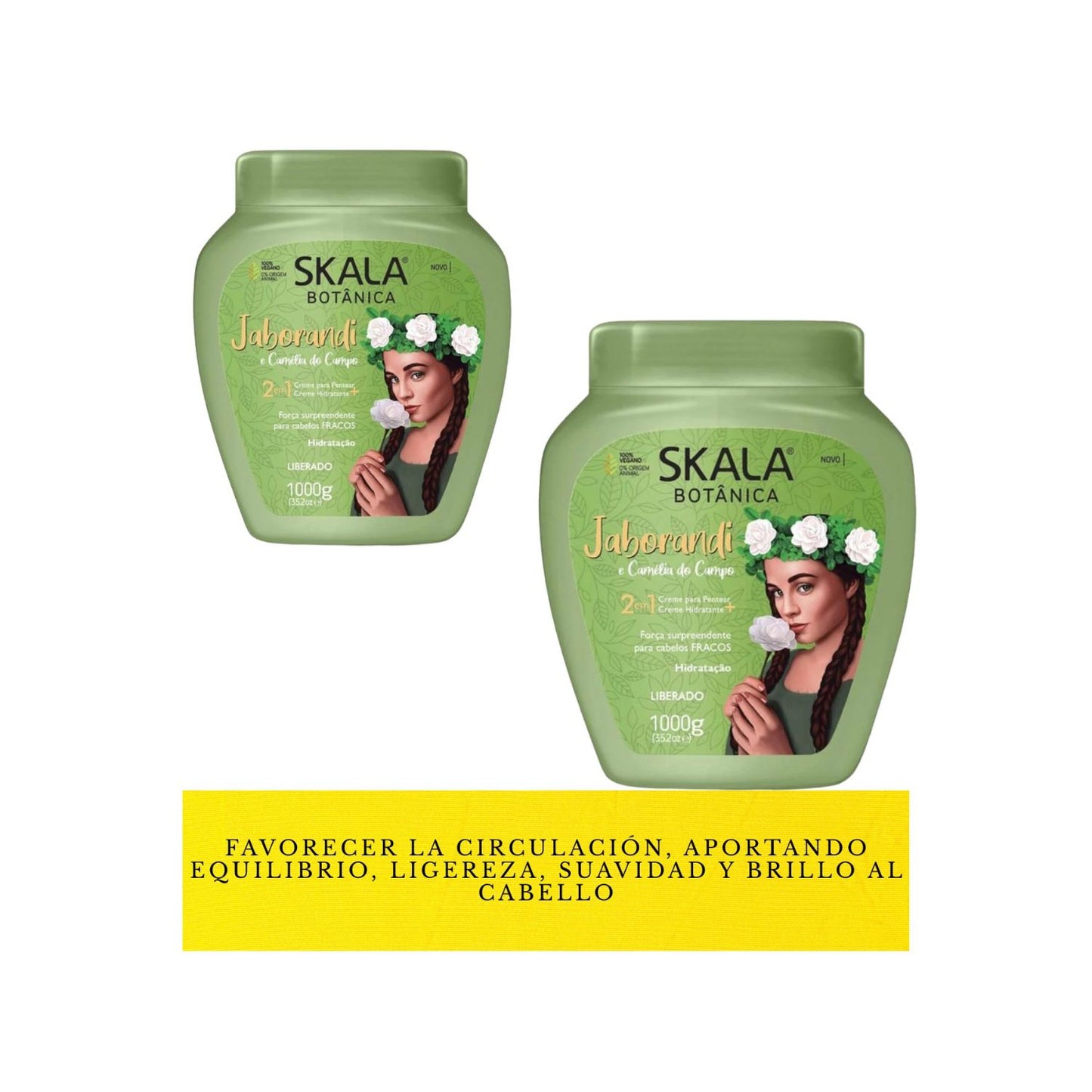 Máscara de Tratamiento Jaborandi y Camelia SKALA Cabello Graso 1kg