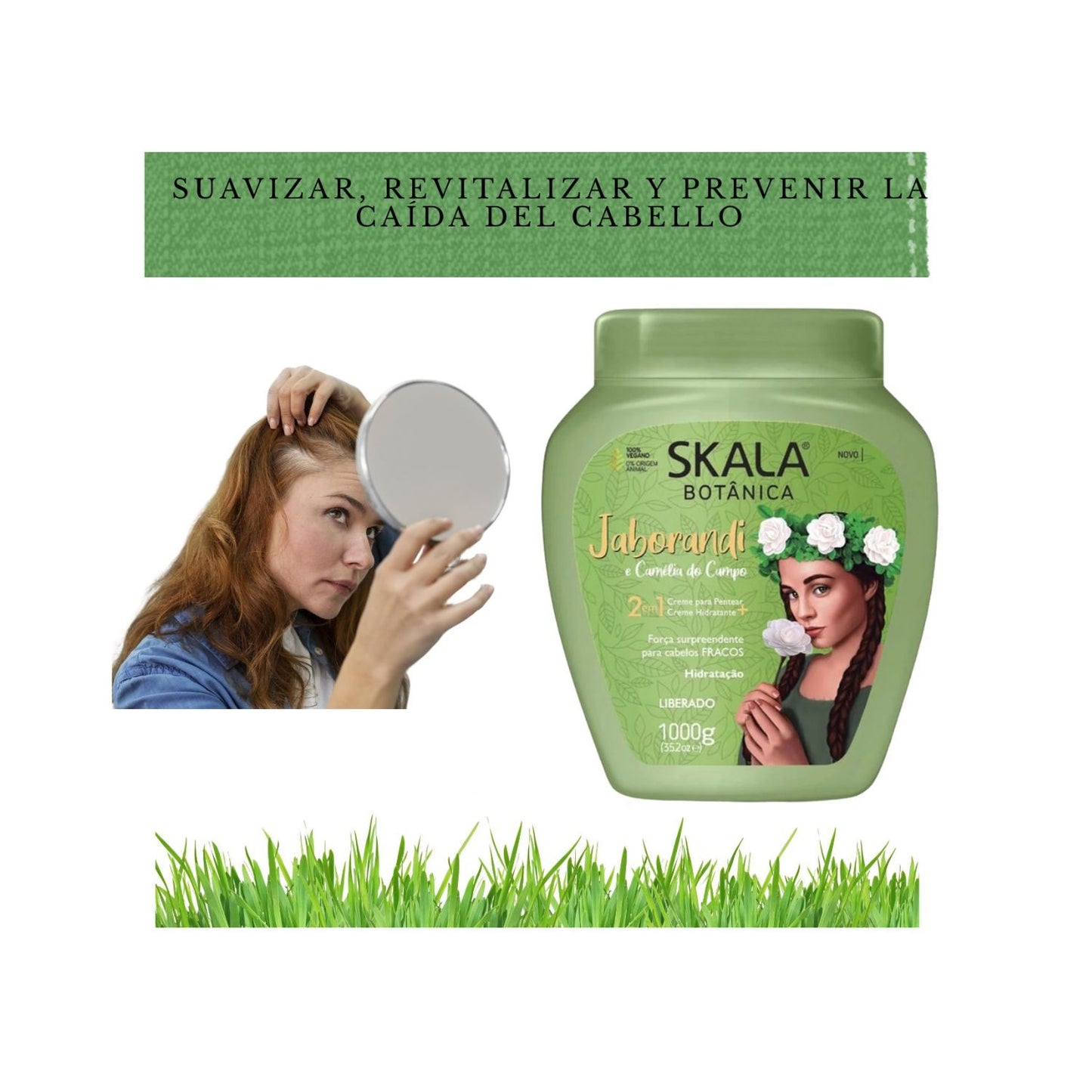 Máscara de Tratamiento Jaborandi y Camelia SKALA Cabello Graso 1kg
