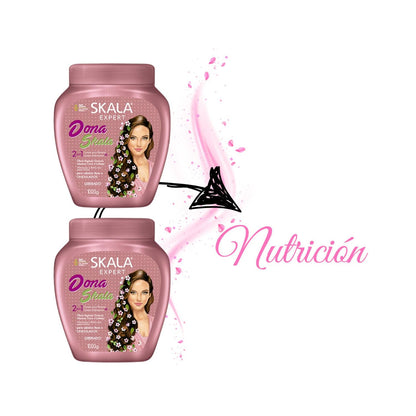 Mascara Skala Tratamiento Dona 2 en 1 1000ml  Fortalece Da Brillo Nutre