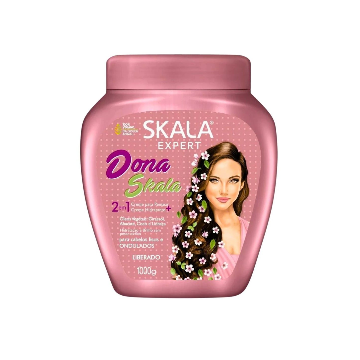 Mascara Skala Tratamiento Dona 2 en 1 1000ml  Fortalece Da Brillo Nutre