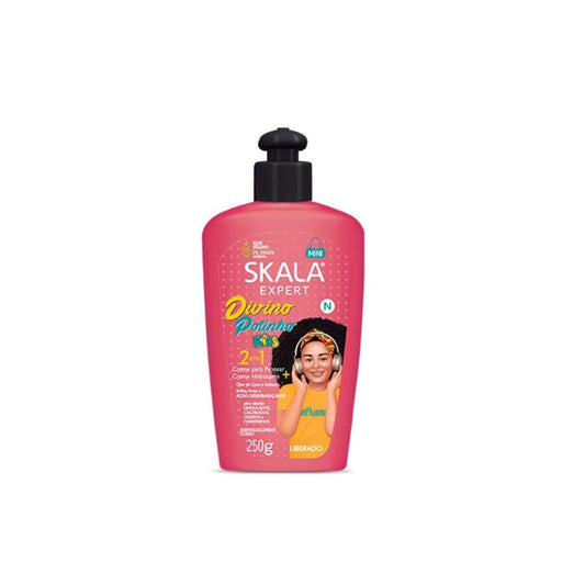 Crema de Peinar Skala Divino Potinho Kids 250ml 2 en 1 Nutre Hidrata