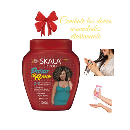 Mascara Skala Tratamiento Potao Amor 2 en 1 1000ml Reconstruye