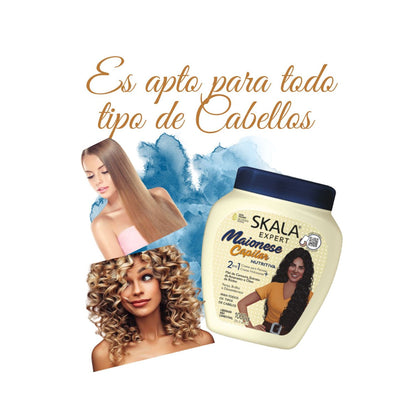 Mascara Capilar Skala Mayonesa 1kg Nutre Hidrata Fuerza