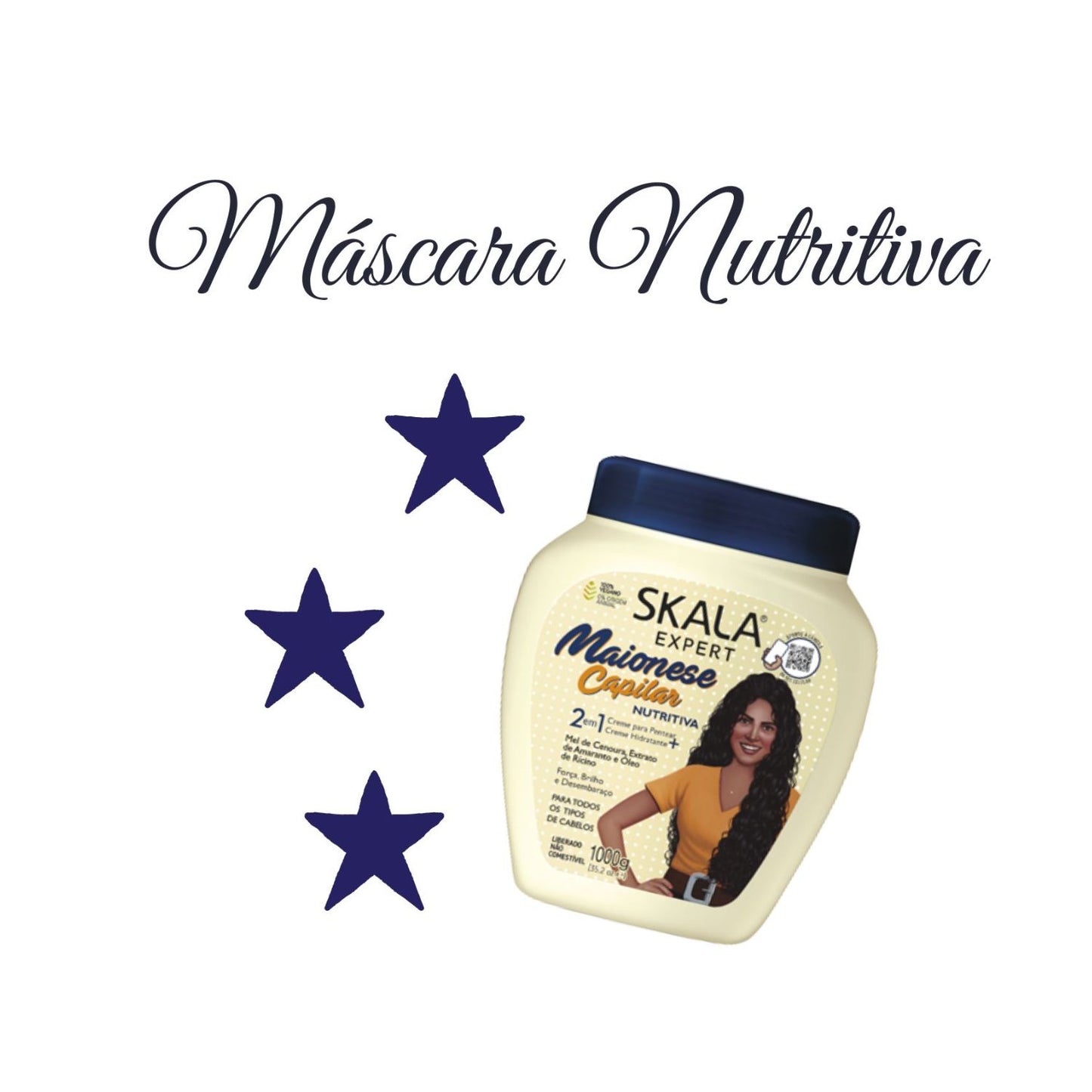 Mascara Capilar Skala Mayonesa 1kg Nutre Hidrata Fuerza