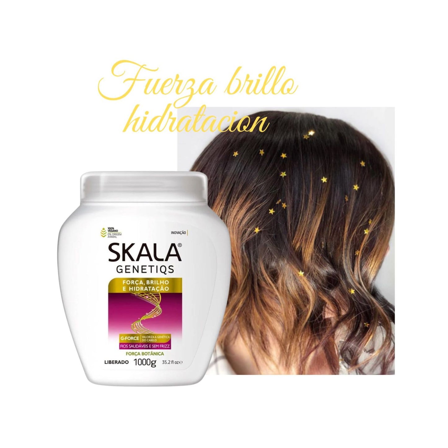Mascara de Tratamiento Genetiqs Skala Brillo Fuerza e Hidratación