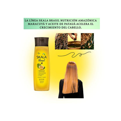 Shampoo Maracuya y Aceite de Patua Skala 325ml Crecimiento y Fuerza