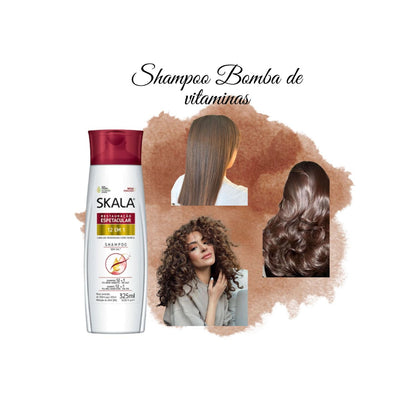 Shampoo Restauracion 12 En 1 Skala 350ml Repara y Nutre