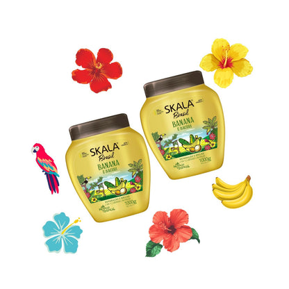 Crema de Tratamiento Acondicionadora Banana y Bacauri Skala 1kg Nutre