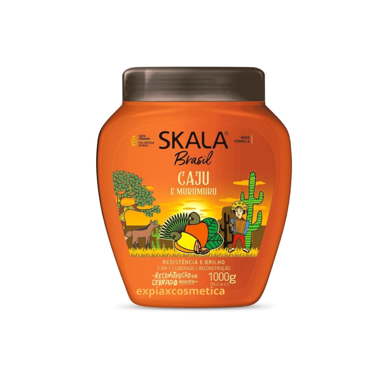 Mascara Skala Tratamiento Caju y Murumuru 2 en 1 1000ml Nutrición