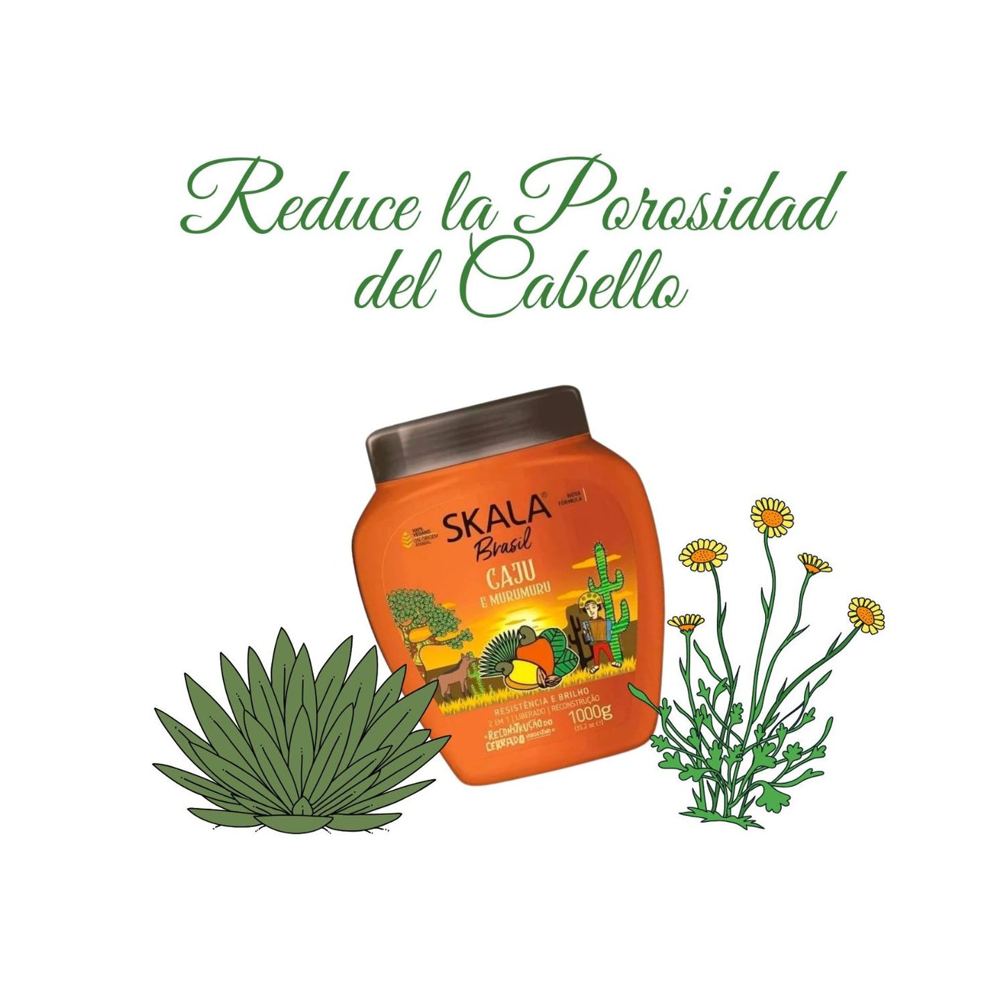 Mascara Skala Tratamiento Caju y Murumuru 2 en 1 1000ml Nutrición