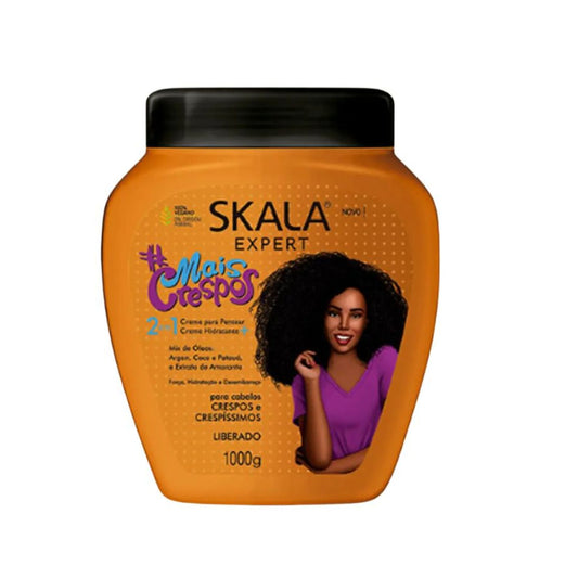 Mascara de Masaje Mais Crespos SKALA 1kg Hidrata Repara da Brillo