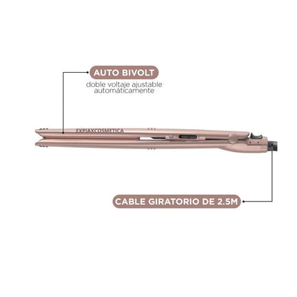 Plancha Alisadora Elegance Keration Gama Ultra Slim Protector Keratina