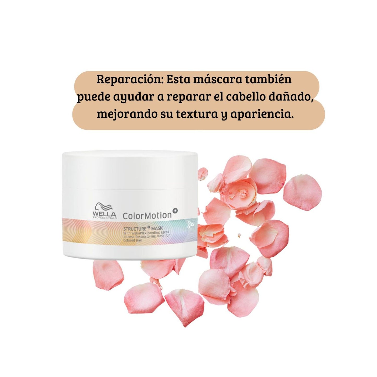 Mascara Wella Color Motion Reconstruye Fortalece Suaviza