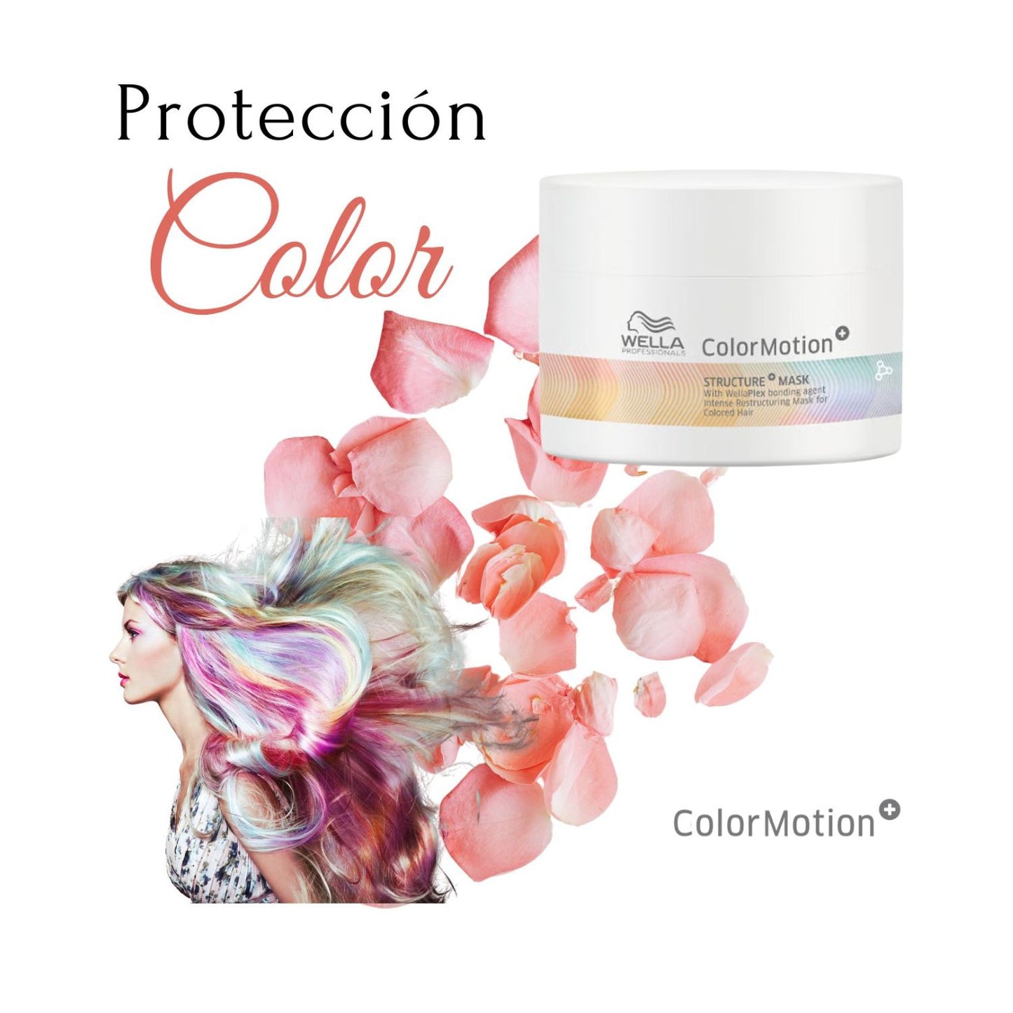Mascara Wella Color Motion Reconstruye Fortalece Suaviza