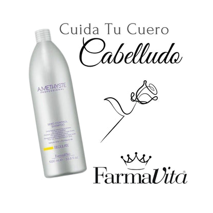 Shampoo Farmavita Amethyste Regulate 1000ml Acido Salicílico