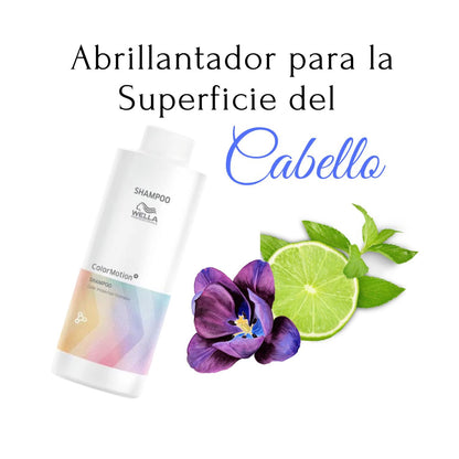 Shampoo Color Motion Wella 1000ml Tecnología Plex Brillo