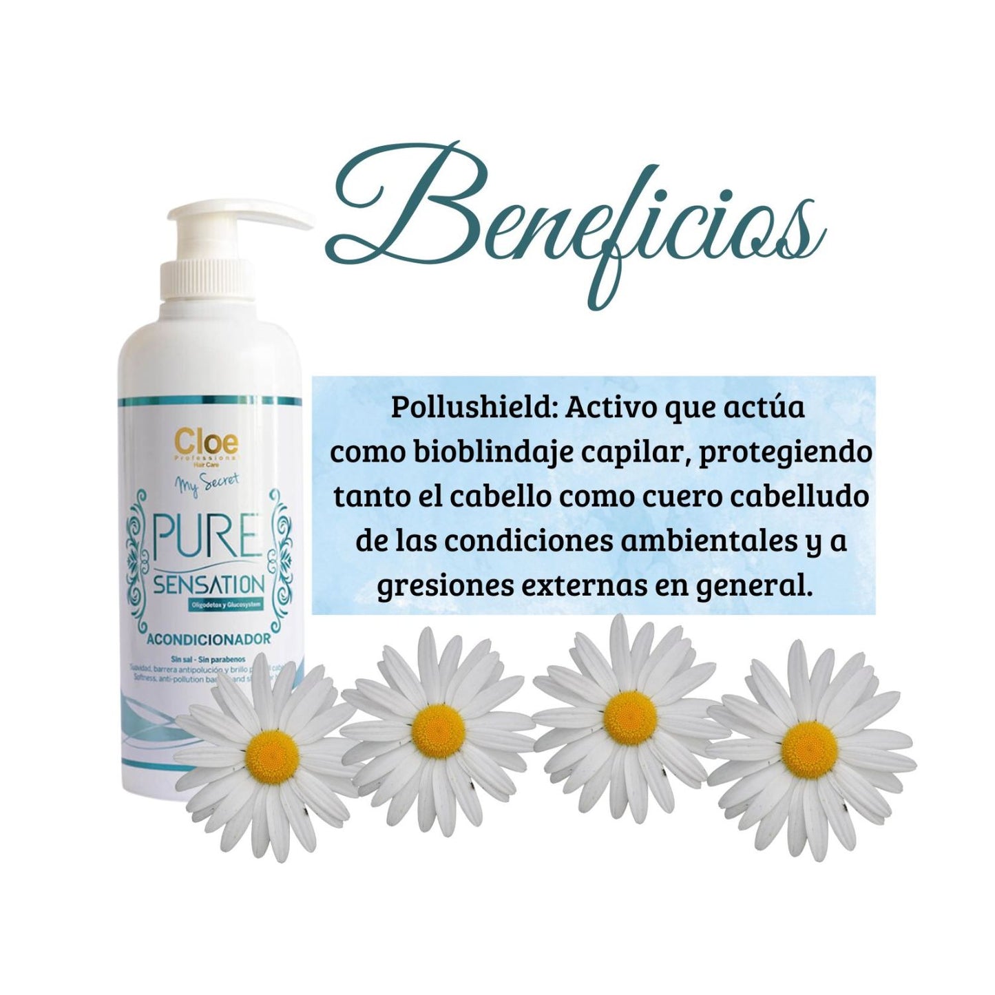 Acondicionador Cloe Pure Sensation Clear Hidratación Suave