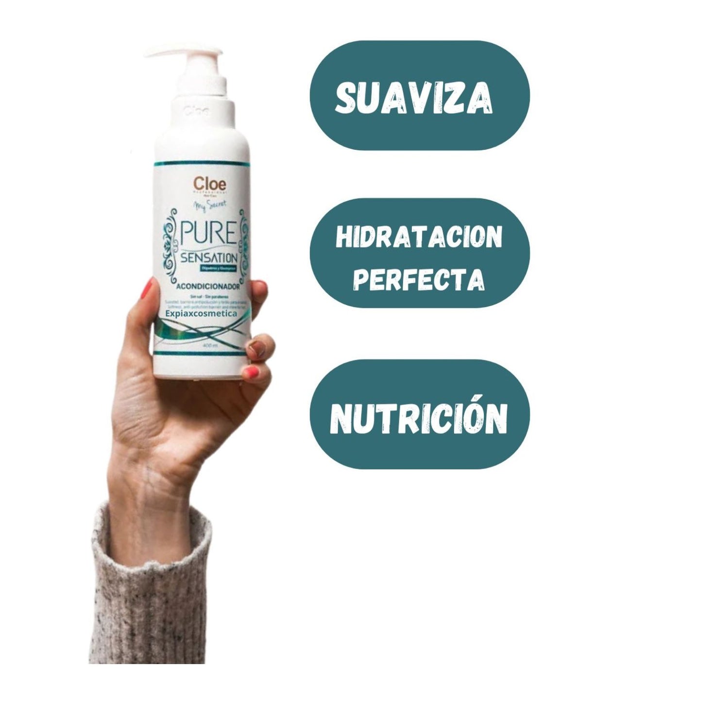 Acondicionador Cloe Pure Sensation Clear Hidratación Suave