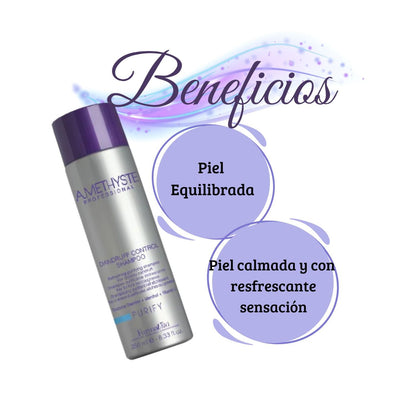 Shampoo Purifiy Amesthyste  Farmavita Control Caspa Hidrata