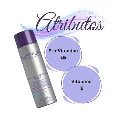 Shampoo Purifiy Amesthyste  Farmavita Control Caspa Hidrata