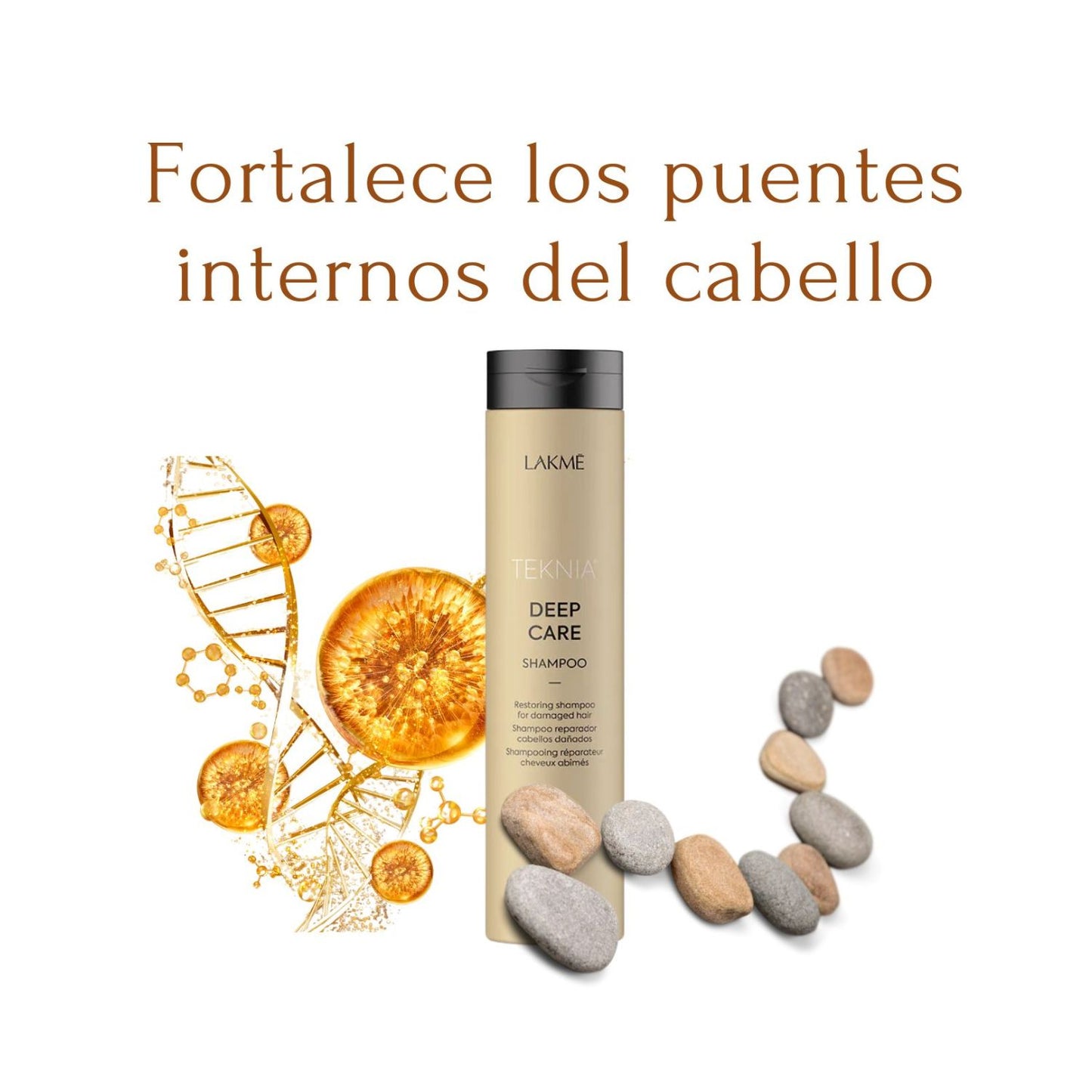Shampoo Lakme Teknia Deep Care 300m Fortalece Repara Suaviza