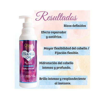 Strange Love Cloe My Curls Crema para Rizos Aroma a Frutas.
