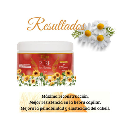 Mascara Cloe Pure Sensation Repair Reconstruye Hidrata Nutre.