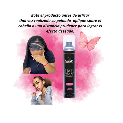 Spray de Fijación Ultra Gama Laca para Cabello Ultra Fuerte