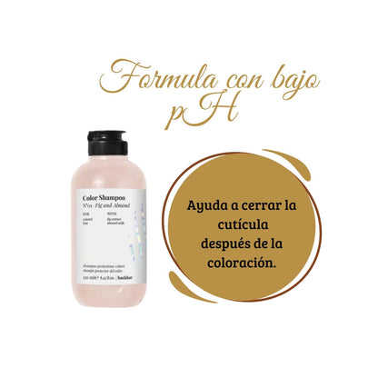 SHAMPOO COLOR BACKBAR 250ML  ALMENDRAS  FARMAVITA