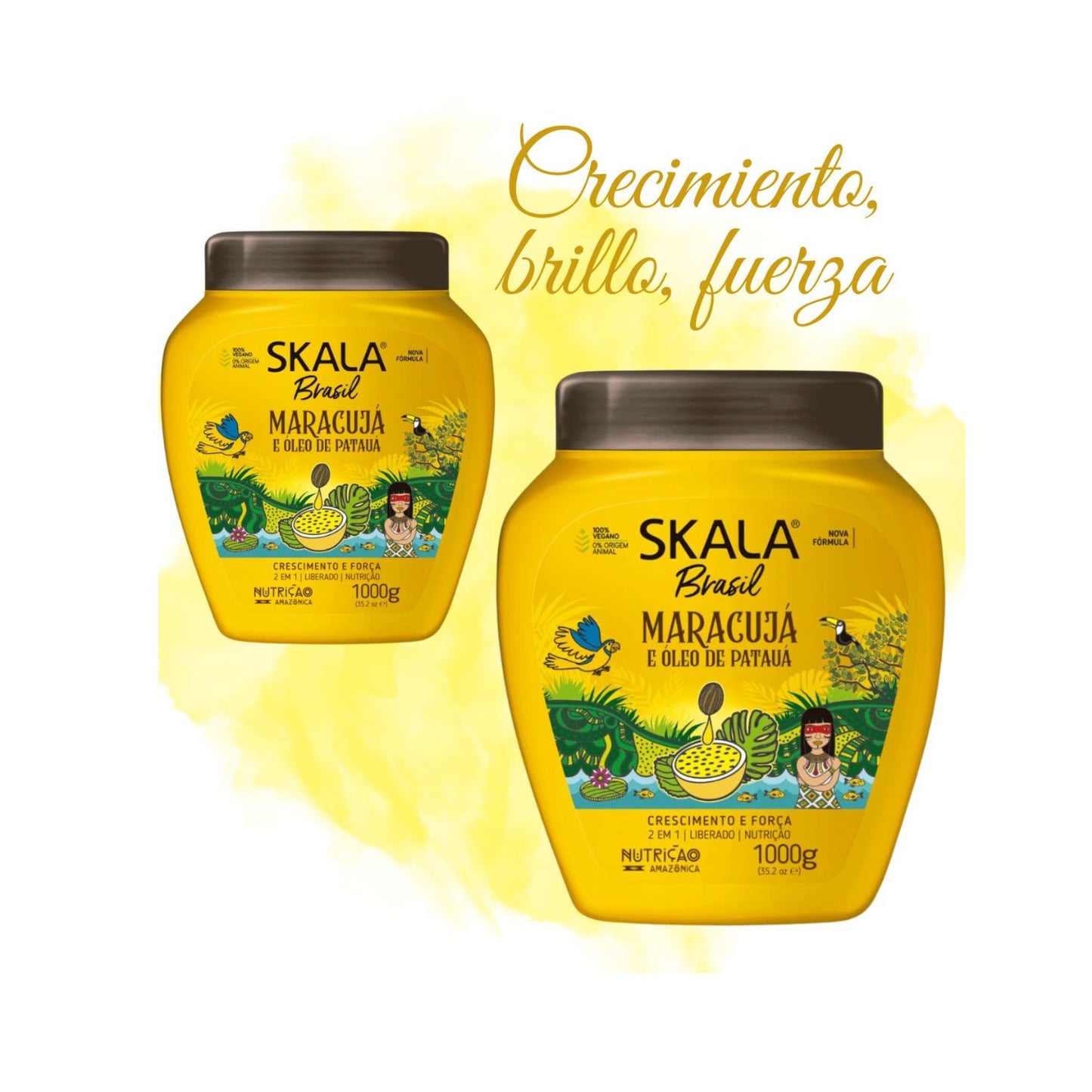 Crema de Tratamiento Aconcionadora Maracuya y Aceite de Pataua Skala