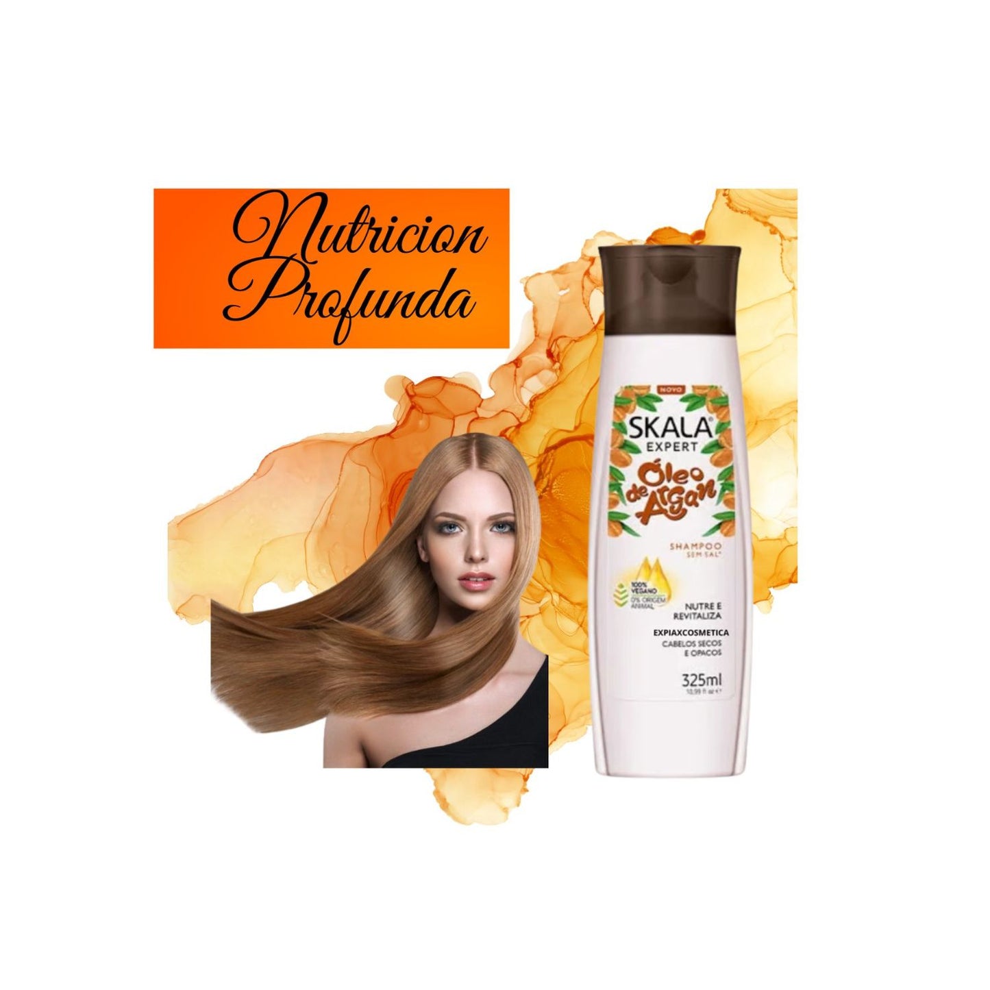 Shampoo Oleo De Argán Skala 325ml Repara Nutre Brillo
